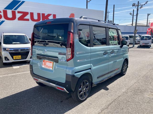 スペーシアギア 　両側電動スライドドア　クリアランスソナー　オートクルーズコントロール　レーンアシスト　オートライト　スマートキー　アイドリングストップ　電動格納ミラー　シートヒーター　ベンチシート　ＣＶＴ　ＡＢＳ（15枚目）