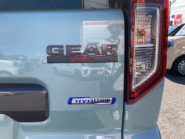 スペーシアギア 　両側電動スライドドア　クリアランスソナー　オートクルーズコントロール　レーンアシスト　オートライト　スマートキー　アイドリングストップ　電動格納ミラー　シートヒーター　ベンチシート　ＣＶＴ　ＡＢＳ（24枚目）