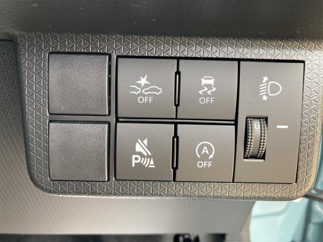 タント ファンクロスターボ　バックカメラ　両側電動スライドドア　クリアランスソナー　衝突被害軽減システム　オートライト　スマートキー　アイドリングストップ　電動格納ミラー　シートヒーター　ＣＶＴ　盗難防止システム　ＥＳＣ（7枚目）