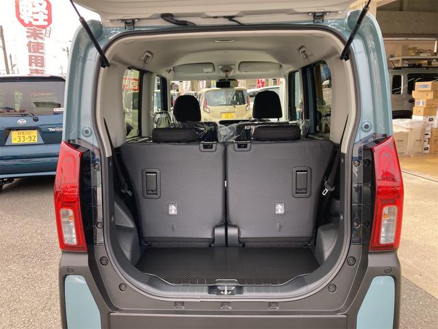 タント ファンクロスターボ　バックカメラ　両側電動スライドドア　クリアランスソナー　衝突被害軽減システム　オートライト　スマートキー　アイドリングストップ　電動格納ミラー　シートヒーター　ＣＶＴ　盗難防止システム　ＥＳＣ（18枚目）