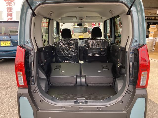 タント ファンクロスターボ　バックカメラ　両側電動スライドドア　クリアランスソナー　衝突被害軽減システム　オートライト　スマートキー　アイドリングストップ　電動格納ミラー　シートヒーター　ＣＶＴ　盗難防止システム　ＥＳＣ（22枚目）