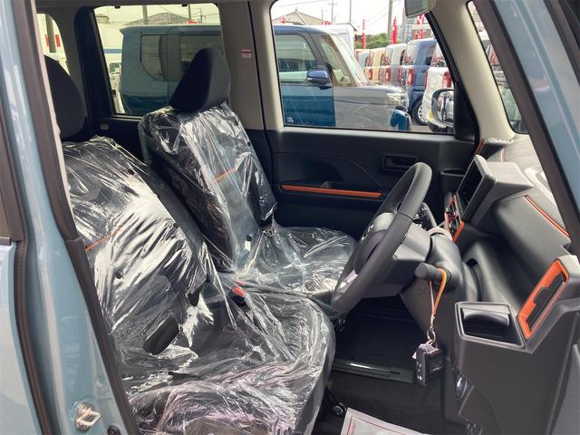 タント ファンクロスターボ　バックカメラ　両側電動スライドドア　クリアランスソナー　衝突被害軽減システム　オートライト　スマートキー　アイドリングストップ　電動格納ミラー　シートヒーター　ＣＶＴ　盗難防止システム　ＥＳＣ（42枚目）