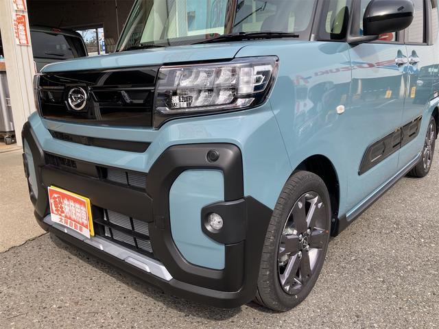 タント ファンクロスターボ　バックカメラ　両側電動スライドドア　クリアランスソナー　衝突被害軽減システム　オートライト　スマートキー　アイドリングストップ　電動格納ミラー　シートヒーター　ＣＶＴ　盗難防止システム　ＥＳＣ（53枚目）