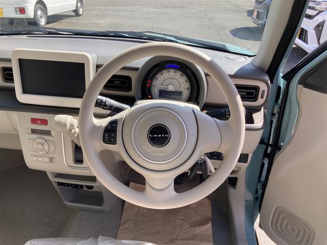 アルトラパン Ｌ　クリアランスソナー　レーンアシスト　衝突被害軽減システム　オートライト　ＬＥＤヘッドランプ　スマートキー　アイドリングストップ　電動格納ミラー　シートヒーター　ベンチシート　ＣＶＴ　盗難防止システム（3枚目）