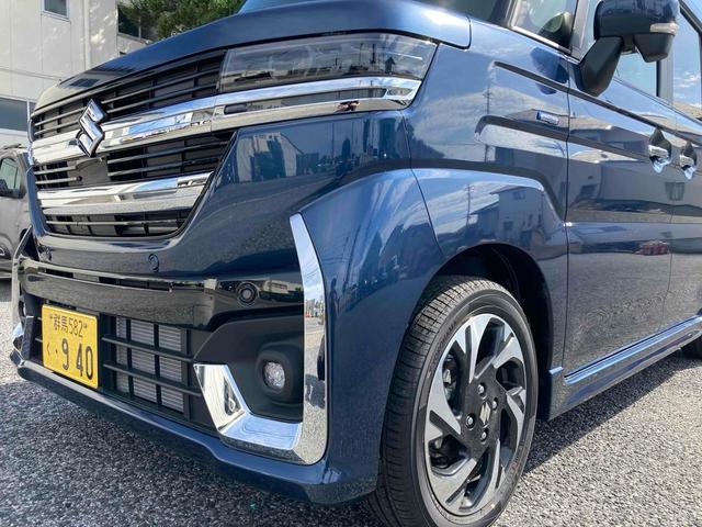 スペーシアカスタム ハイブリッドＸＳ　両側電動スライドドア　クリアランスソナー　オートクルーズコントロール　レーンアシスト　衝突被害軽減システム　オートライト　ＬＥＤヘッドランプ　スマートキー　アイドリングストップ　電動格納ミラー（53枚目）