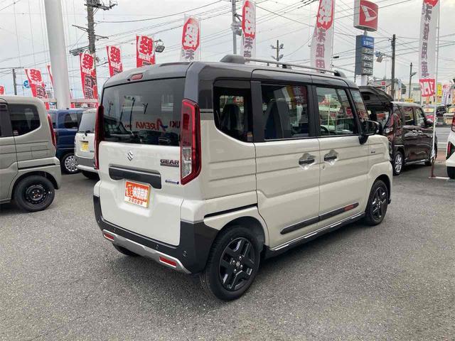 スペーシアギア ハイブリッドＸＺ　両側電動スライドドア　レーンアシスト　オートライト　スマートキー　アイドリングストップ　電動格納ミラー　シートヒーター　ＣＶＴ　ＥＳＣ　オットマン　ルーフレール　アルミホイール　エアコン（18枚目）