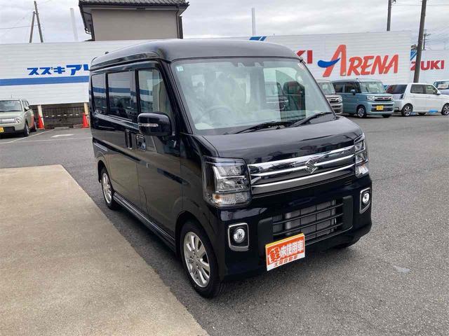 エブリイワゴン ＰＺターボスペシャル　両側電動スライドドア　クリアランスソナー　レーンアシスト　衝突被害軽減システム　オートライト　スマートキー　アイドリングストップ　電動格納ミラー　シートヒーター　ＣＶＴ　ＥＳＣ　アルミホイール（12枚目）