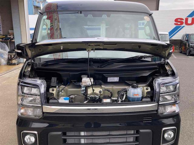 エブリイワゴン ＰＺターボスペシャル　両側電動スライドドア　クリアランスソナー　レーンアシスト　衝突被害軽減システム　オートライト　スマートキー　アイドリングストップ　電動格納ミラー　シートヒーター　ＣＶＴ　ＥＳＣ　アルミホイール（19枚目）