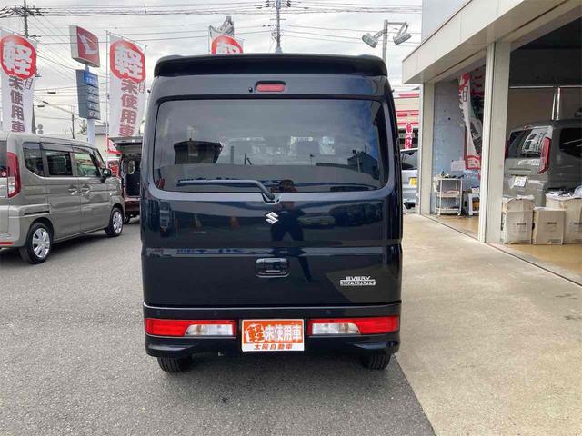 エブリイワゴン ＰＺターボスペシャル　両側電動スライドドア　クリアランスソナー　レーンアシスト　衝突被害軽減システム　オートライト　スマートキー　アイドリングストップ　電動格納ミラー　シートヒーター　ＣＶＴ　ＥＳＣ　アルミホイール（43枚目）