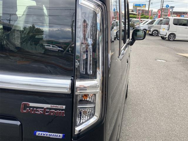 スペーシアカスタム ハイブリッドＸＳ　両側電動スライドドア　クリアランスソナー　オートクルーズコントロール　レーンアシスト　衝突被害軽減システム　オートライト　ＬＥＤヘッドランプ　スマートキー　アイドリングストップ　電動格納ミラー（25枚目）