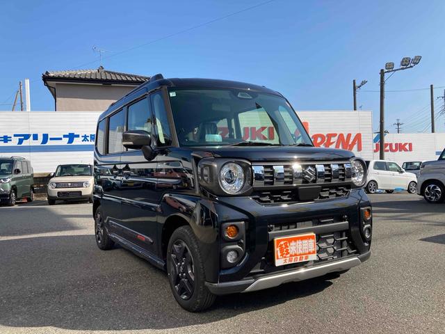 スペーシアギア ハイブリッドＸＺ　両側電動スライドドア　クリアランスソナー　オートクルーズコントロール　レーンアシスト　衝突被害軽減システム　オートライト　ＬＥＤヘッドランプ　スマートキー　アイドリングストップ　電動格納ミラー（13枚目）