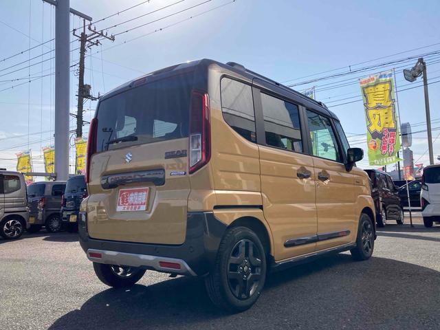 スペーシアギア ハイブリッドＸＺ　両側電動スライドドア　オートクルーズコントロール　レーンアシスト　オートライト　スマートキー　アイドリングストップ　電動格納ミラー　シートヒーター　ベンチシート　ＣＶＴ　ＡＢＳ　ＥＳＣ　ルーフレール（15枚目）