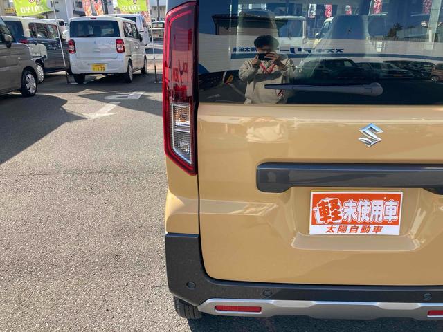 スペーシアギア ハイブリッドＸＺ　両側電動スライドドア　オートクルーズコントロール　レーンアシスト　オートライト　スマートキー　アイドリングストップ　電動格納ミラー　シートヒーター　ベンチシート　ＣＶＴ　ＡＢＳ　ＥＳＣ　ルーフレール（23枚目）