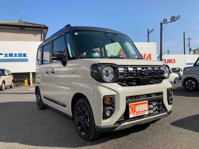 スペーシアギア ハイブリッドＸＺ　両側電動スライドドア　クリアランスソナー　オートクルーズコントロール　レーンアシスト　衝突被害軽減システム　オートライト　ＬＥＤヘッドランプ　スマートキー　アイドリングストップ　電動格納ミラー（13枚目）