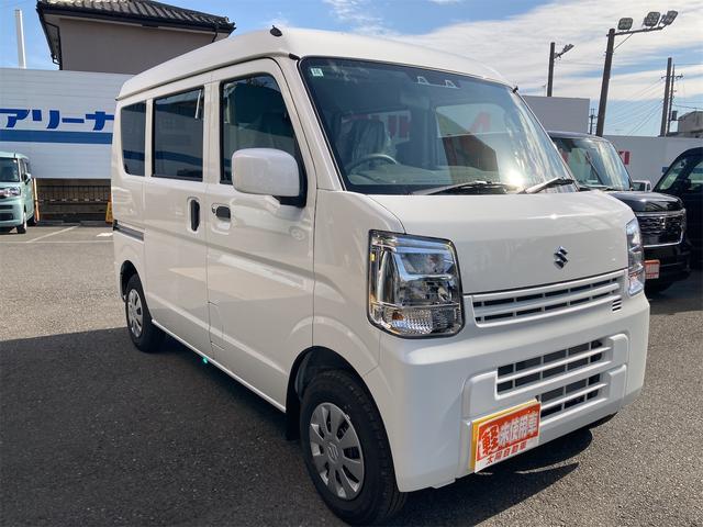 エブリイ PC MT 衝突被害軽減システム クリアランスソナー レーンアシスト 両側スライドドア 電動格納ミラー オートライト ESC エアコン パワーステアリング パワーウィンドウ 運転席エアバッグ(13枚目)