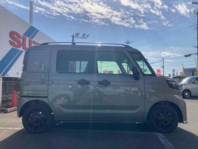 スペーシアベース ＸＦ　両側スライド・片側電動　クリアランスソナー　オートクルーズコントロール　レーンアシスト　衝突被害軽減システム　オートライト　スマートキー　アイドリングストップ　電動格納ミラー　シートヒーター　ＣＶＴ（14枚目）