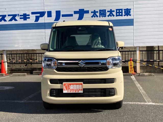 スペーシア ハイブリッドG 両側スライドドア クリアランスソナー レーンアシスト 衝突被害軽減システム オートライト LEDヘッドランプ スマートキー アイドリングストップ 電動格納ミラー ベンチシート CVT 盗難防止システム(12枚目)