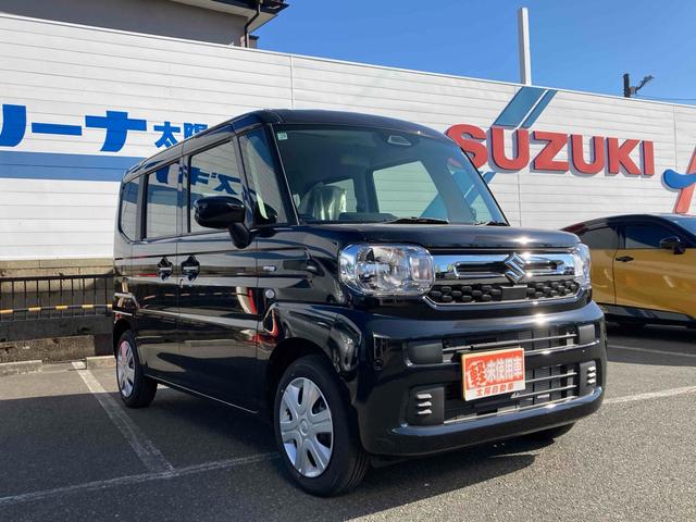 スペーシア ハイブリッドG クリアランスソナー レーンアシスト 衝突被害軽減システム オートライト LEDヘッドランプ スマートキー アイドリングストップ 電動格納ミラー ベンチシート CVT 盗難防止システム ABS ESC(13枚目)