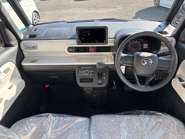 ムーヴキャンバス ストライプスX 両側電動スライドドア クリアランスソナー 衝突被害軽減システム オートライト スマートキー アイドリングストップ 電動格納ミラー ベンチシート CVT ESC エアコン パワーステアリング(2枚目)