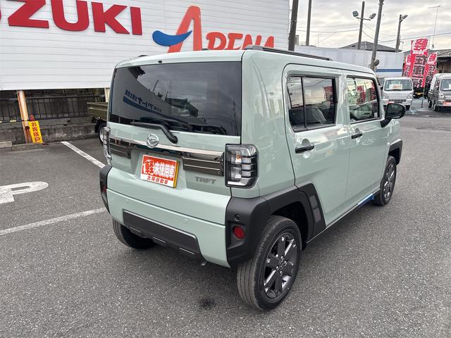 タフト G ダーククロムベンチャー バックカメラ クリアランスソナー オートクルーズコントロール 衝突被害軽減システム オートライト スマートキー アイドリングストップ 電動格納ミラー シートヒーター CVT ESC アルミホイール(15枚目)