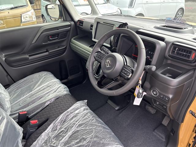 スペーシアギア ハイブリッドＸＺ　両側電動スライドドア　クリアランスソナー　オートクルーズコントロール　レーンアシスト　オートライト　スマートキー　アイドリングストップ　電動格納ミラー　シートヒーター　ベンチシート　ＣＶＴ　ＥＳＣ（34枚目）