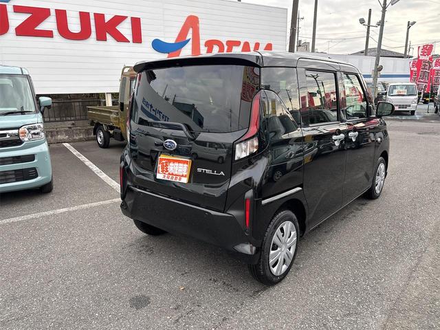 ステラ 　バックカメラ　両側スライド・片側電動　クリアランスソナー　衝突被害軽減システム　オートライト　スマートキー　アイドリングストップ　電動格納ミラー　シートヒーター　ベンチシート　ＣＶＴ　ＥＳＣ　エアコン（18枚目）