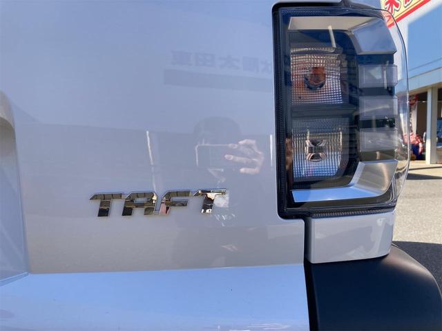 タフト Ｘ　バックカメラ　クリアランスソナー　衝突被害軽減システム　オートライト　スマートキー　アイドリングストップ　電動格納ミラー　サンルーフ　ＣＶＴ　ＥＳＣ　エアコン　パワーステアリング　パワーウィンドウ（26枚目）