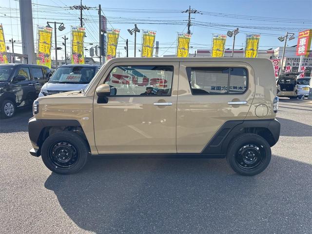 タフト Ｘ　バックカメラ　クリアランスソナー　衝突被害軽減システム　オートライト　ＬＥＤヘッドランプ　スマートキー　アイドリングストップ　電動格納ミラー　サンルーフ　ＣＶＴ　盗難防止システム　ＡＢＳ　ＥＳＣ（28枚目）