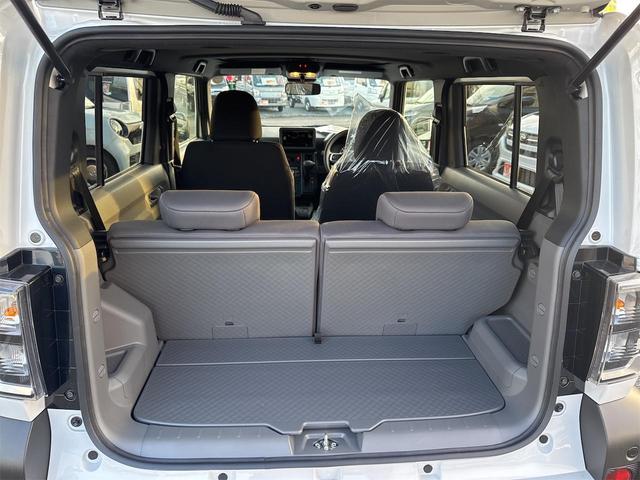 タフト Ｘ　クリアランスソナー　衝突被害軽減システム　オートライト　ＬＥＤヘッドランプ　スマートキー　アイドリングストップ　電動格納ミラー　サンルーフ　ＣＶＴ　盗難防止システム　ＡＢＳ　ＥＳＣ　衝突安全ボディ（21枚目）