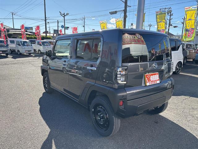 タフト Ｘ　バックカメラ　クリアランスソナー　衝突被害軽減システム　オートライト　スマートキー　アイドリングストップ　電動格納ミラー　ＣＶＴ　ＥＳＣ　エアコン　パワーステアリング　パワーウィンドウ（18枚目）