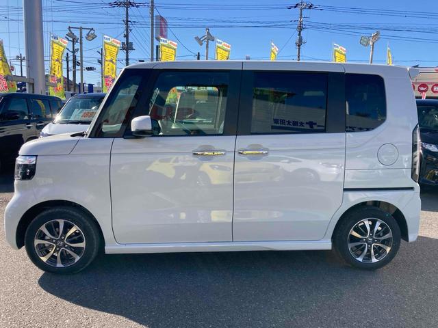 N-BOXカスタム ベースグレード バックカメラ 両側スライド・片側電動 クリアランスソナー オートクルーズコントロール レーンアシスト 衝突被害軽減システム オートライト LEDヘッドランプ スマートキー アイドリングストップ(22枚目)