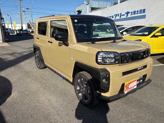 タフト G ダーククロムベンチャー バックカメラ クリアランスソナー オートクルーズコントロール 衝突被害軽減システム オートライト スマートキー アイドリングストップ 電動格納ミラー シートヒーター サンルーフ CVT ABS ESC(13枚目)