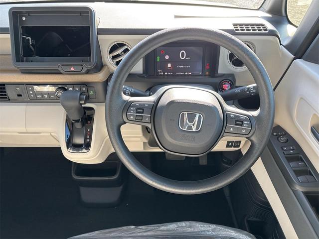 N-BOX ファッションスタイル バックカメラ 両側電動スライドドア クリアランスソナー レーンアシスト オートライト スマートキー アイドリングストップ 電動格納ミラー シートヒーター ベンチシート CVT ESC エアコン(6枚目)