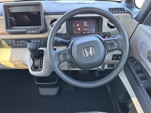 N-BOX ベースグレード バックカメラ 両側電動スライドドア オートクルーズコントロール オートライト スマートキー 電動格納ミラー シートヒーター ベンチシート CVT ABS ESC エアコン パワーステアリング(3枚目)