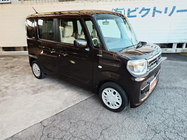 スペーシア ハイブリッドＸ　左右パワースライド　ＫＥＮＷＯＯＤ製ナビ　バックカメラ　シートヒータ　電動格納式ドアミラー　ＢＴ接続　フルフラット　キーレスキー　ＥＴＣ　横滑り防止装置　衝突被害軽減システム　衝突安全ボディ（6枚目）