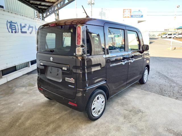 スペーシア ハイブリッドＸ　左右パワースライド　ＫＥＮＷＯＯＤ製ナビ　バックカメラ　シートヒータ　電動格納式ドアミラー　ＢＴ接続　フルフラット　キーレスキー　ＥＴＣ　横滑り防止装置　衝突被害軽減システム　衝突安全ボディ（8枚目）