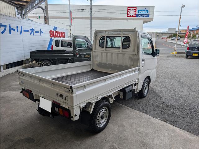 ハイゼットトラック スタンダード ドラレコ ETC車載器 パートタイム4WD オートエアコン パワステ Aストップ フロアマット バイザー(8枚目)