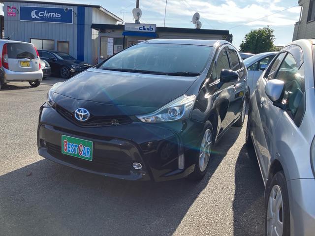 プリウスアルファ S ETC搭載 車両接近通報装置 EVドライブモード パワーモードスイッチ バックカメラ シガーソケット スマートキー 地上デジタル 電動格納ミラー(3枚目)