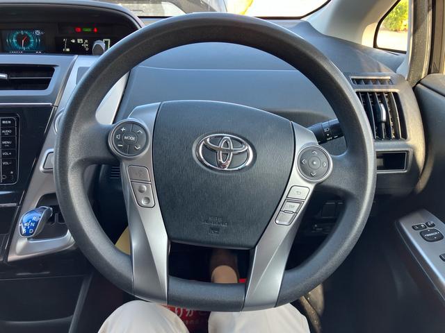 プリウスアルファ S ETC搭載 車両接近通報装置 EVドライブモード パワーモードスイッチ バックカメラ シガーソケット スマートキー 地上デジタル 電動格納ミラー(28枚目)