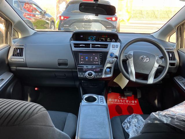 プリウスアルファ S ETC搭載 車両接近通報装置 EVドライブモード パワーモードスイッチ バックカメラ シガーソケット スマートキー 地上デジタル 電動格納ミラー(56枚目)