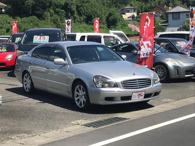 日産 シーマ ３００ｇグランドツーリング 本革シート パワーシート 純正ｄｖｄナビ ｅｔｃ キーレス ｃｄ 60 0万円 平成15年 03年 群馬県 中古車 価格 Com