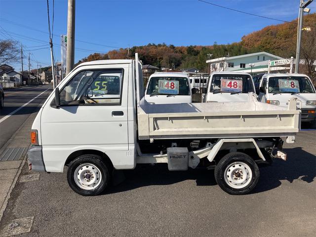 ダンプ　４速マニュアル　ＰＴＯダンプ　油圧ダンプ　パートタイム４ＷＤ　三方開　ＡＭラジオ　最大積載量３５０ｋｇ(11枚目)