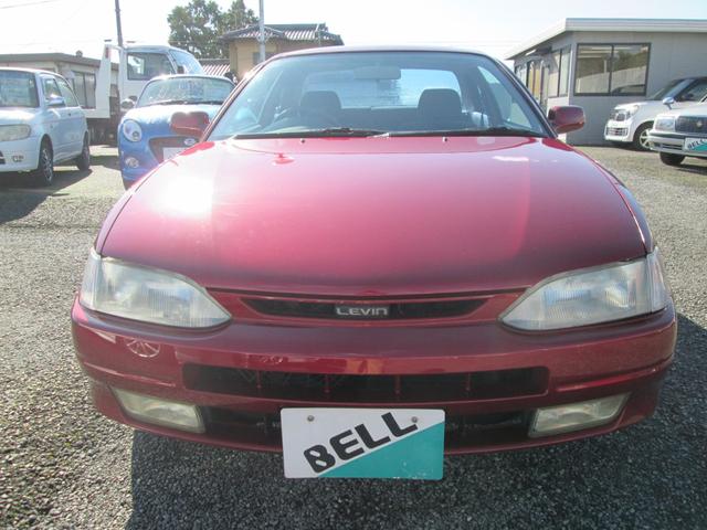 カローラレビン BZ-G /純正5速MT/マクファーソンストラット/タイミングベルト交換ステッカーあり/社外14インチアルミ/フォグライト(18枚目)