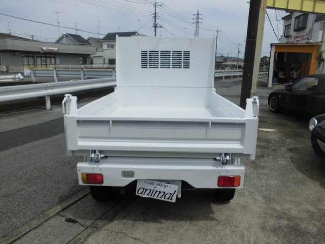 キャリイトラック 4WD ダンプ 5速マニュアル 66,000km 修復歴無し エアコン パワステ 純正ラジオ 5MT(5枚目)