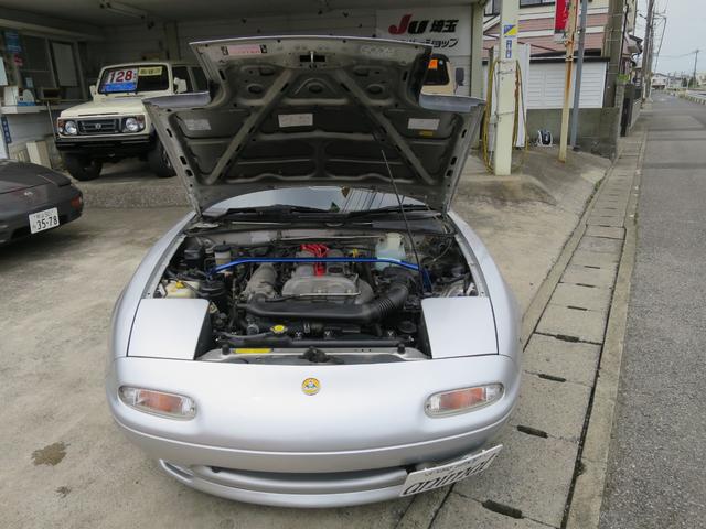 ユーノスロードスター Ｓスペシャル　ＨＫＳ車高調ＳＳＲスピードスターガレージ保管禁煙車（27枚目）