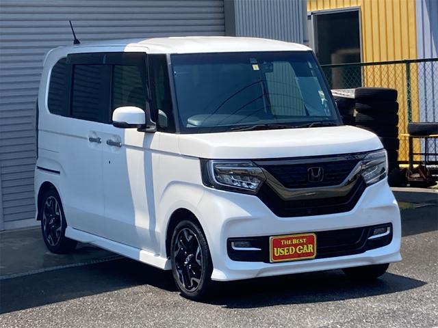 Ｎ－ＢＯＸカスタム Ｇ・ＥＸターボホンダセンシング　メモリーナビ　地デジＴＶ　バックモニター　ＥＴＣ　ドライブレコーダー　オートクルーズ　プッシュスタート　衝突被害軽減システム　横滑り防止装置　レーンアシスト　ＬＥＤヘッドライト　両側パワースライドドア（2枚目）