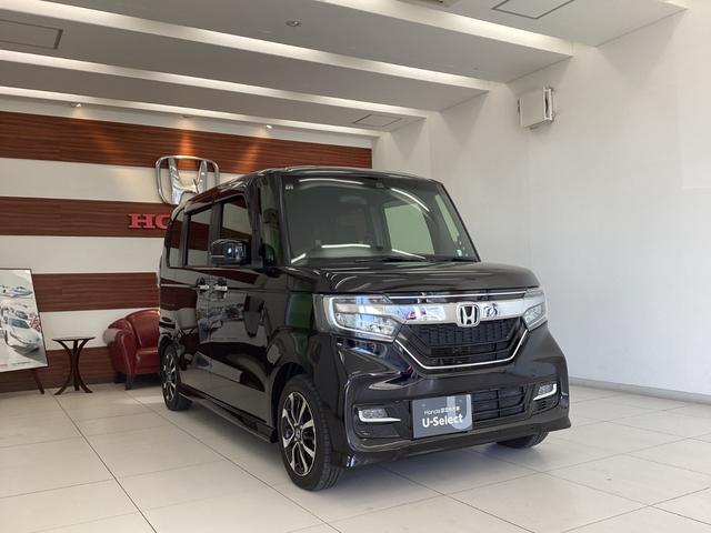 N-BOXカスタム G・Lホンダセンシング 地デジTV 助手席エアバッグ キーレス シートH アイドリングST スマ-トキ- リアカメラ ナビTV ETC 前車追従機能 サイドエアバッグ LEDヘッドライト USB(3枚目)