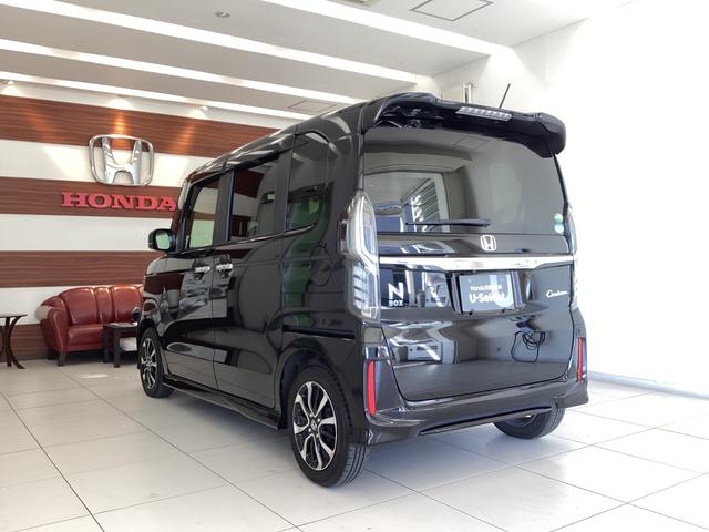 N-BOXカスタム G・Lホンダセンシング 地デジTV 助手席エアバッグ キーレス シートH アイドリングST スマ-トキ- リアカメラ ナビTV ETC 前車追従機能 サイドエアバッグ LEDヘッドライト USB(6枚目)