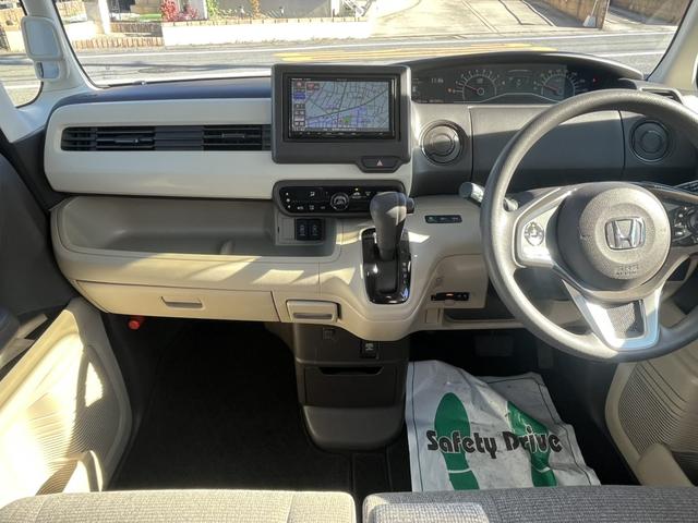 N-BOX G・L Honda SENSING レーダブレーキ Aストップ 車線維持支援システム SDナビゲーション ATハイビーム Bluetooth ESC キーフリーシステム LEDライト オートライト フルセグ対応 バックM 1オーナー(70枚目)