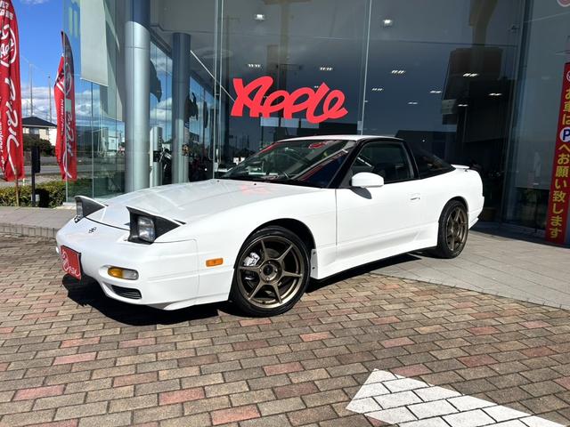 １８０ＳＸ タイプＸ　Ｐ１レーシング１７インチＡＷ　純正ＯＰサイドステップ　リアアンダー（7枚目）